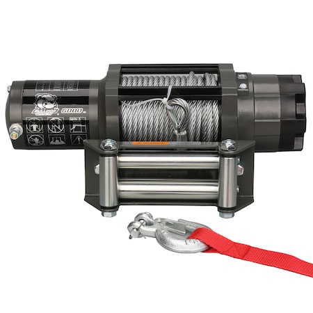 Bulldog Winch 6000lb Powersports Winch, wire rope 15022
